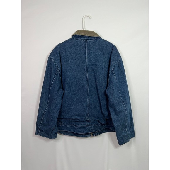 Vintage Pendleton High Grade Western Wear Inner Aztec Wool Print Jean Jacket - Picture 3 of 5